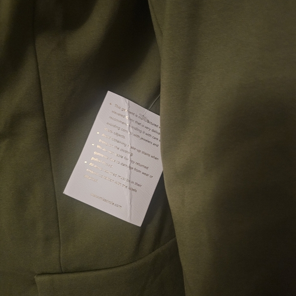 Miss Circle Zola Olive One Sleeve Blazer Dress - Picture 6 of 11